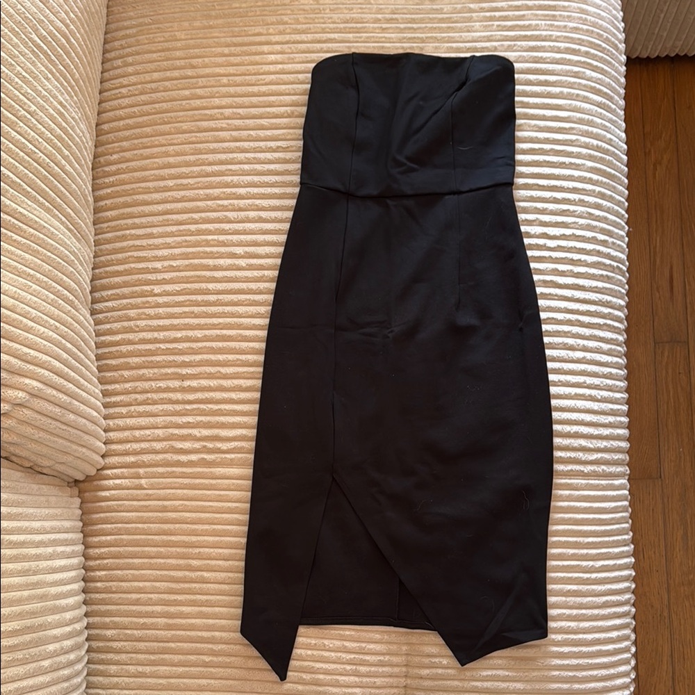 Lulus Black Strapless Dress